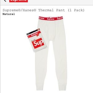 Supreme thermal pants